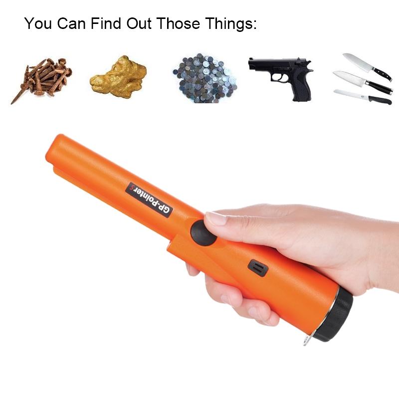 Metal Detector Pointer for Gold Pinpointing - Black