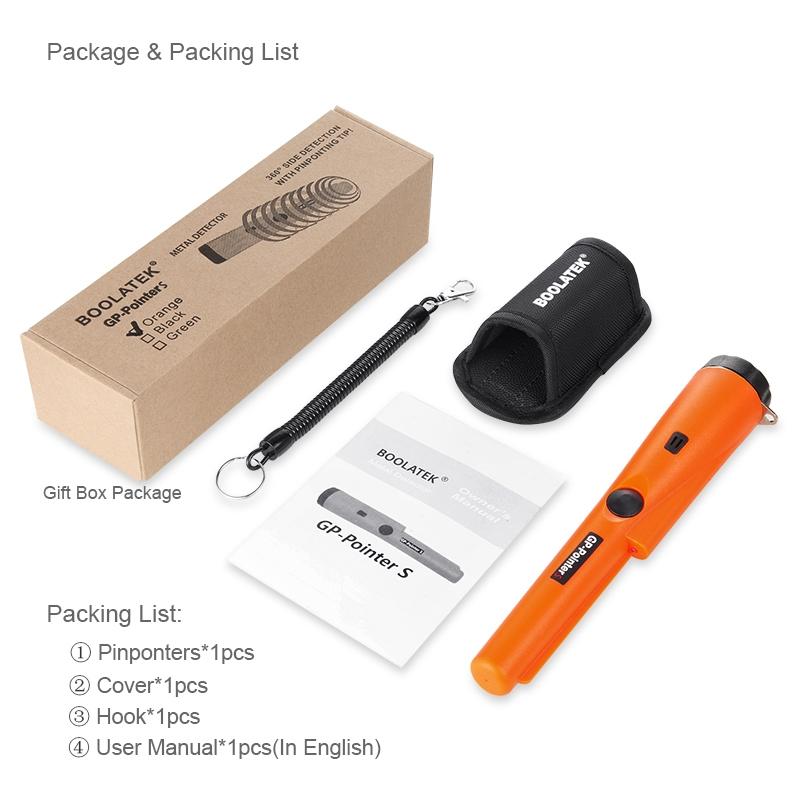 Metal Detector Pointer for Gold Pinpointing - Black