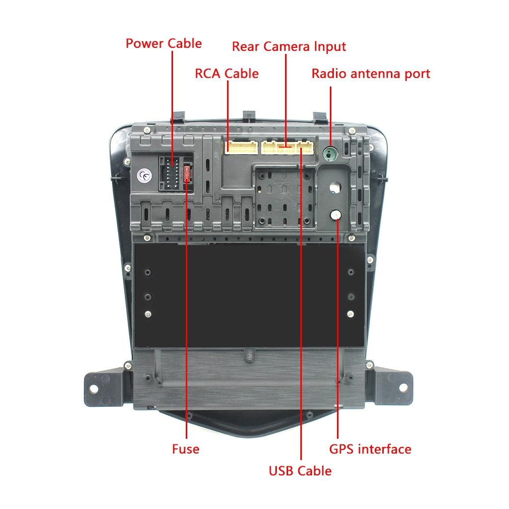 9.7 Inch Navigation System For Chevy Cruze + 12-Light Camera - 1 + 16G Standard + 12 Light Camera