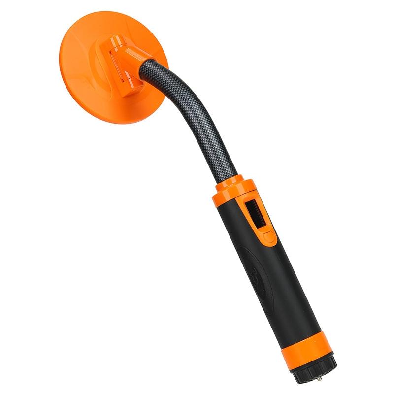 Handheld Metal Detector with Positioning Rod for Treasure Hunting - Green