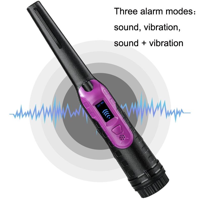 Small Handheld Metal Detector for Outdoor Treasure Hunting - Red Black