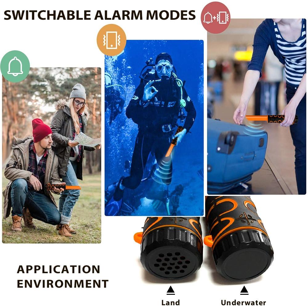High Sensitivity Underwater Metal Detector - Ip68 Waterproof & Convenient - Yellow