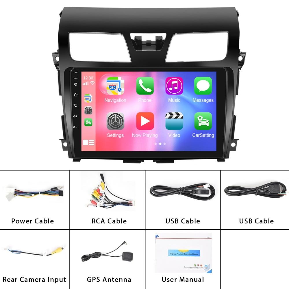 10.1 Inch Car Mp5 Player For Nissan Teana 13-16 - 4G Edition 4 + 64G - Standard + Ahd Camera