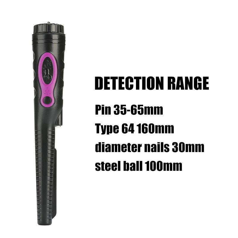 Outdoor Handheld Metal Detector for Treasure Hunting - Orange Green