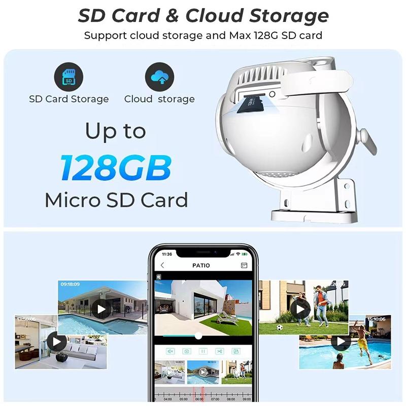 6Mp Dual Camera With Wifi Two-Way Voice Intercom & Ai Recognition