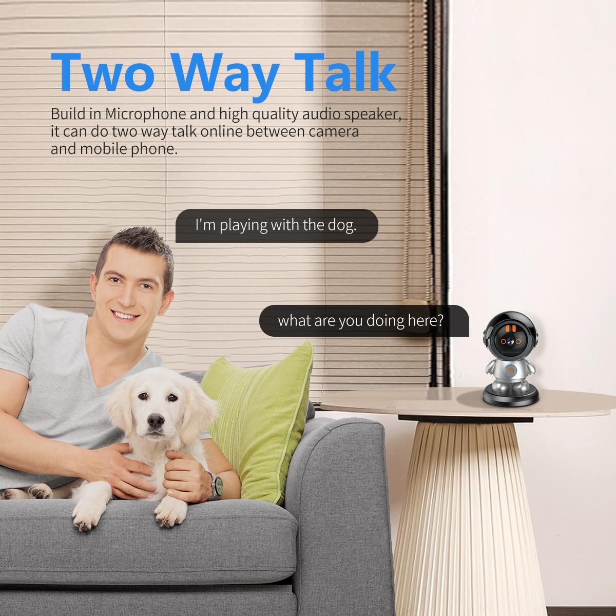 3Mp Humanoid Detection Wifi Ip Camera - One Click Call