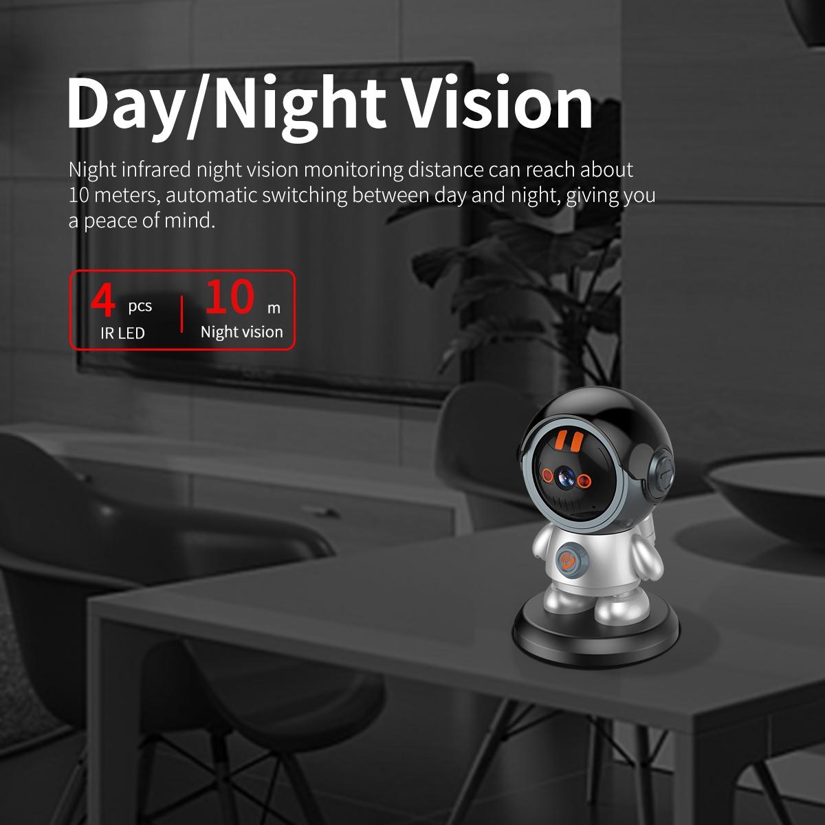 3Mp Humanoid Detection Wifi Ip Camera - One Click Call