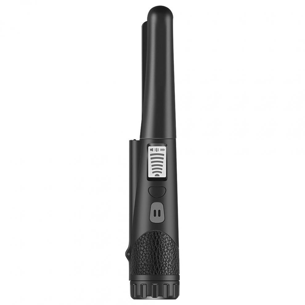 Lcd Display Gold Treasure Hunter with Flashlight - Handheld Metal Detector Black - Orange