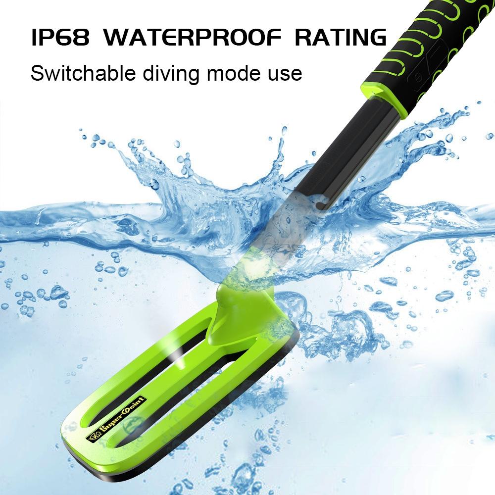 Waterproof Handheld Metal Detector for Underwater Treasure Hunting - Ip750 Orange