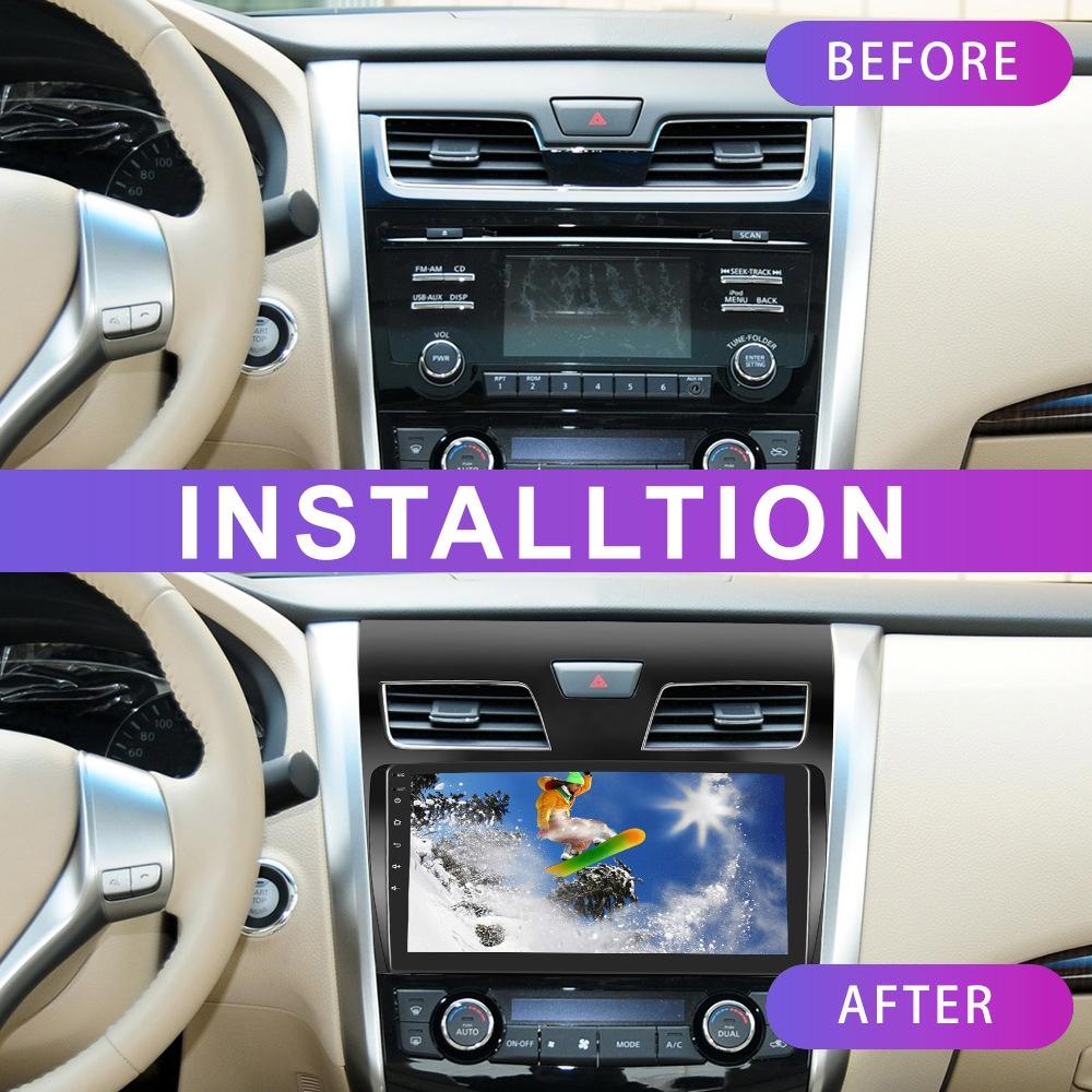 10.1 Inch Car Mp5 Player For Nissan Teana 13-16 - Wifi 2 + 64G Reversing Video Screen - Standard + Ahd Camera