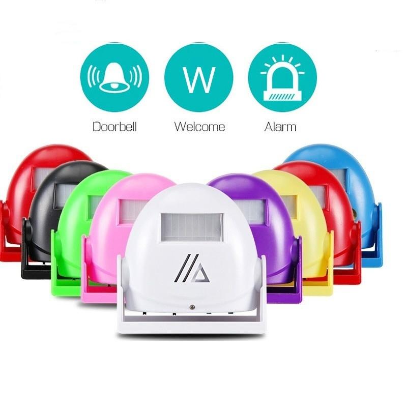 Smart Wireless Doorbell With Motion Sensor And Voice Prompt - Yellow