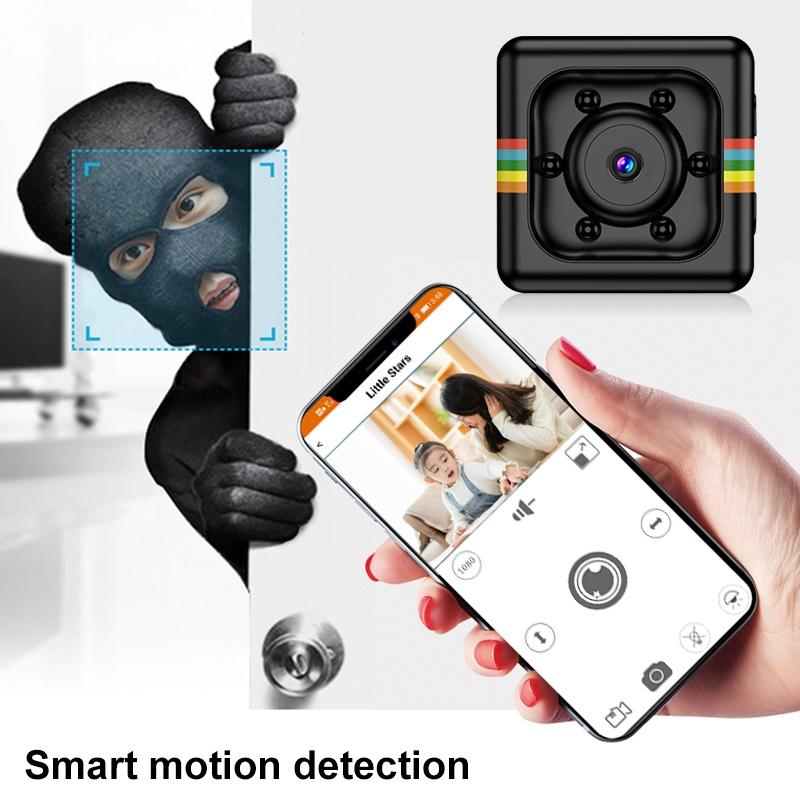 Hd 1080P Mini Sport Camera With Night Vision & Tf Card - Blue