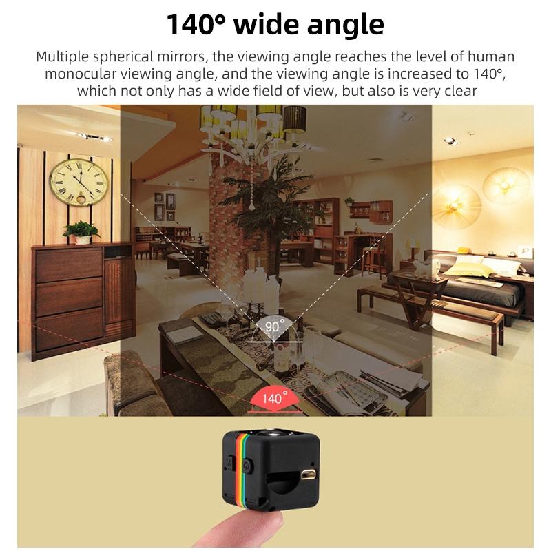 Hd 1080P Mini Sport Camera With Night Vision & Tf Card - Red