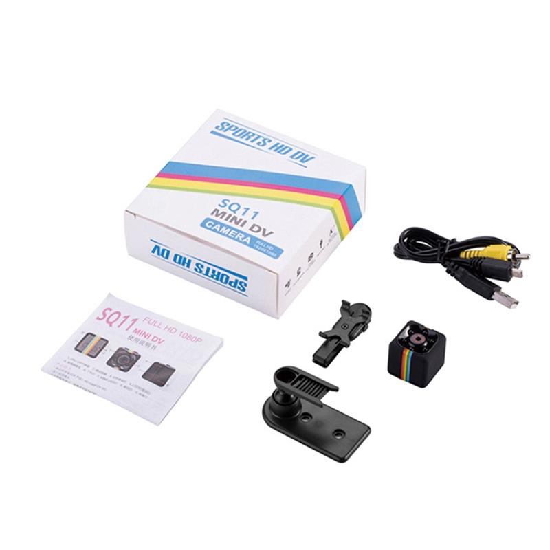 Hd 1080P Mini Sport Camera With Night Vision & Tf Card - Red