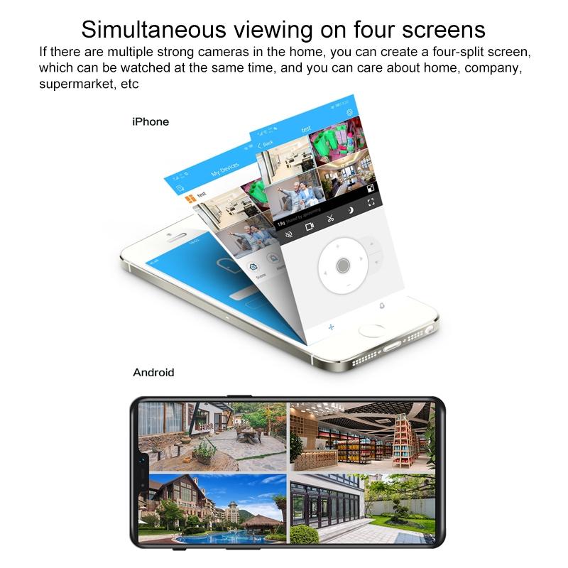 Waterproof 360 Degree Ptz Wifi Camera With 1080P Resolution 3.0Mp Lens Two-Way Voice Motion Detection And 128Gb Tf Card