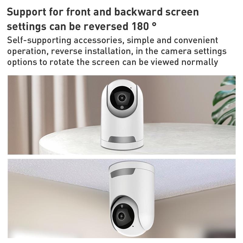 Smart Wifi Pan-Tilt Camera With 1080P Resolution Tf Card Support Two-Way Audio Motion Detection And Night Vision