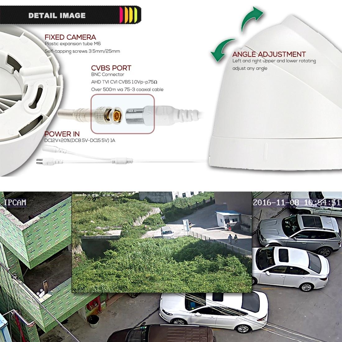 Hd 1500Tvl Dome Camera With 3.6Mm Wide Angle Lens For Day / Night Surveillance