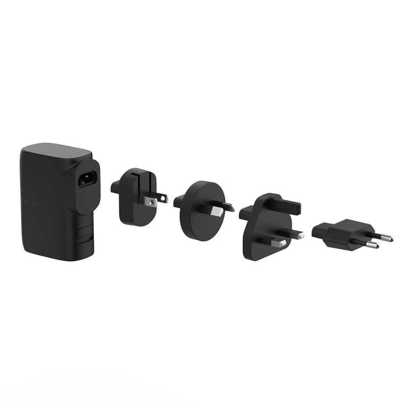 Belkin BoostCharge Hybrid  Wall Charger 25W + Power Bank 5K with Travel Adapter Kit