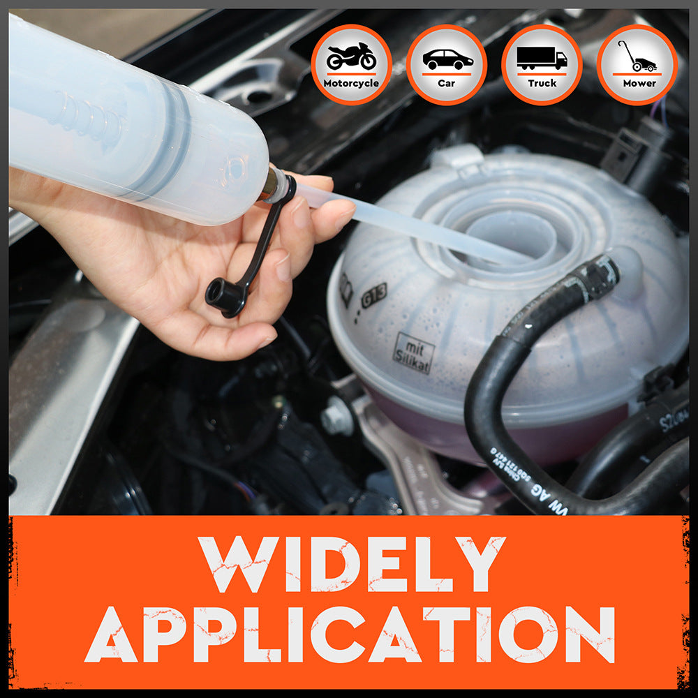 500cc Fluid Extraction & Fill Pump Syringe - Durable Manual Pump for Automotive & Marine Fluids