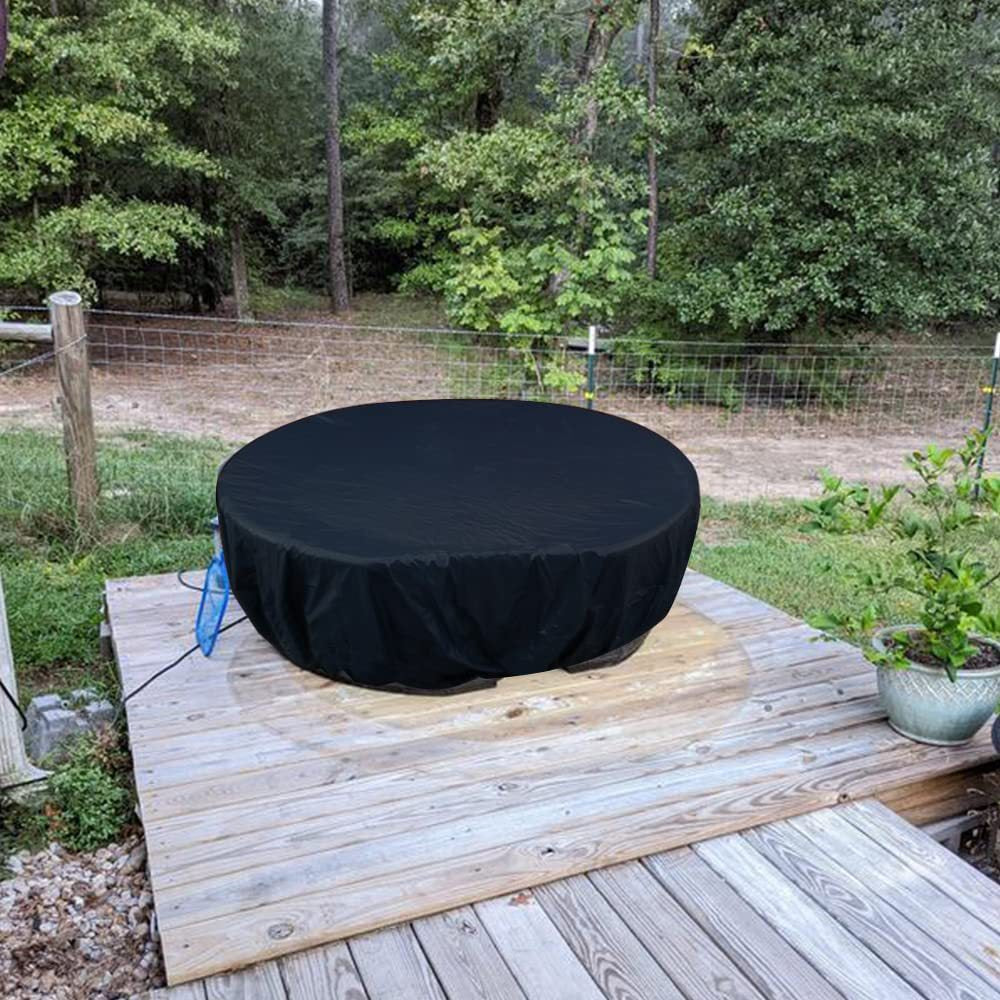 100 Gallons(53'Lx31'Wx25'H) Outdoor Gallon Cover Sun Shade for Patio, Pool, and Water Tanks