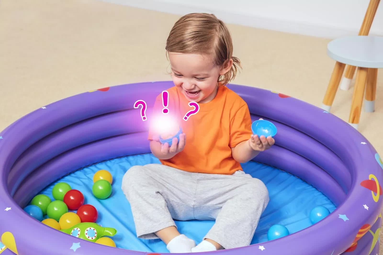 Bestway 1.02m x H25cm Intergalactic Surprise Ball Pit